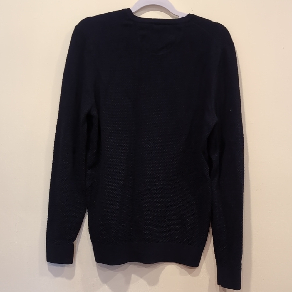 Black Crewneck Sweater Versatile Knit - Picture 5 of 5